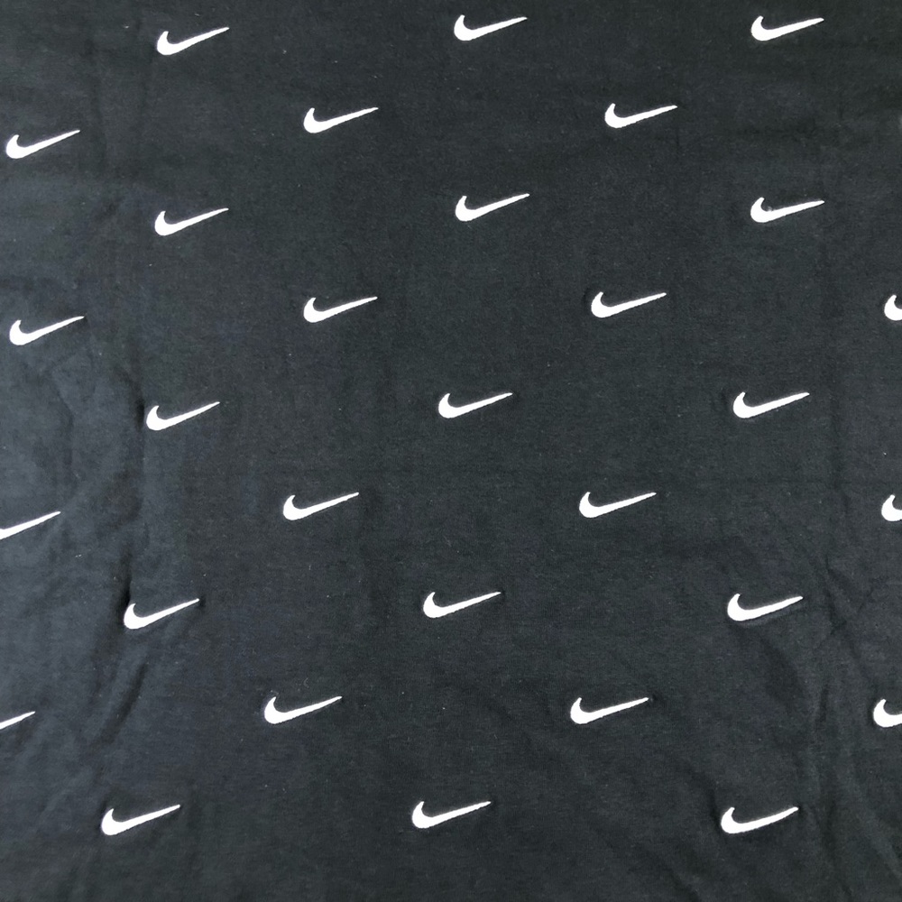 Nike Swoosh All Over Embroidered Tiny Logo Tee - Picture 5 of 7